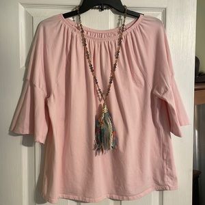 Womens pink blouse size X-Large